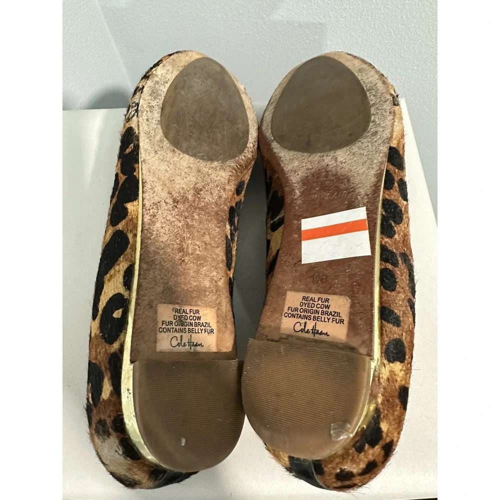Cole Haan Women's Astoria Ballet Flats Dyed Cow Size 10B